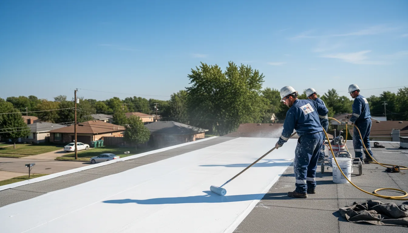Commercial roof coating in Prosperity, WV near me